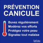 Panneau "Prévention canicule"