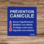 Panneau "Prévention canicule"