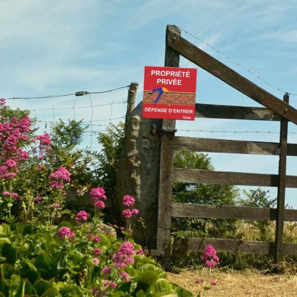 Panneau "Propriété privée" - Humour