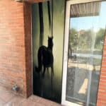 Moustiquaire de porte à personnaliser largeur 75cm - 3 bandes