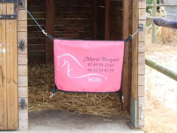 Porte de box personnalisée à votre nom