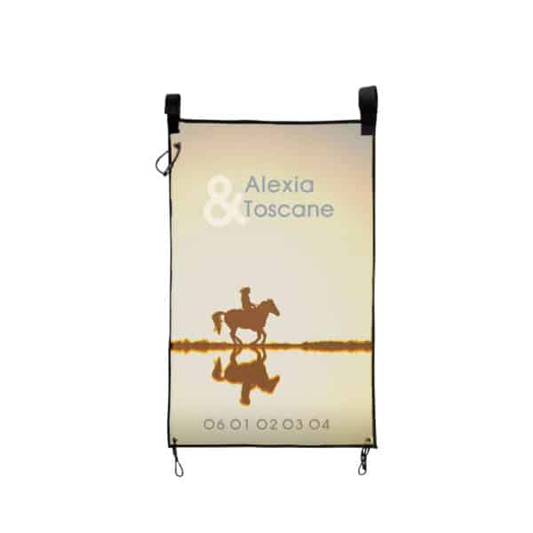 Tenture de porte de box 100% personnalisables Tenture de porte de box 100% personnalisables