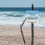 Panneau "Respectez la nature" - Plage