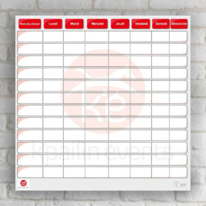 Planning 100% personnalisable