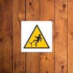 Panneau "Danger dénivellation"