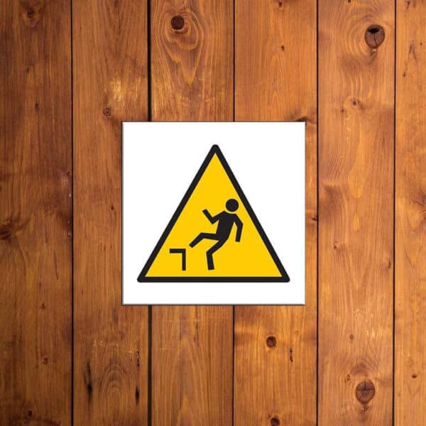 Panneau "Danger dénivellation" Panneau "Danger dénivellation"