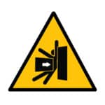 Panneau “Danger écrasement” - triangle