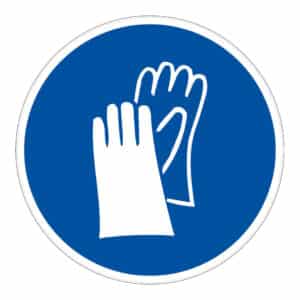 Panneau “Protection des mains obligatoire”