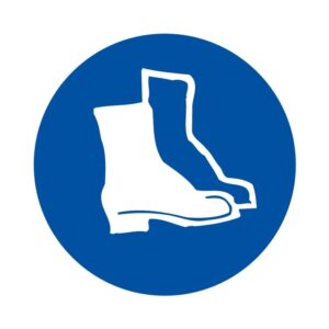 Panneau “Protection des pieds obligatoire”