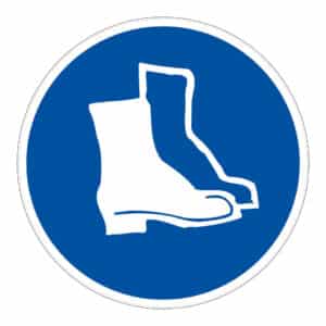 Panneau “Protection des pieds obligatoire”