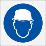 Panneau "Protection de tête obligatoire"