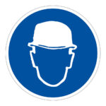 Panneau "Protection de tête obligatoire"