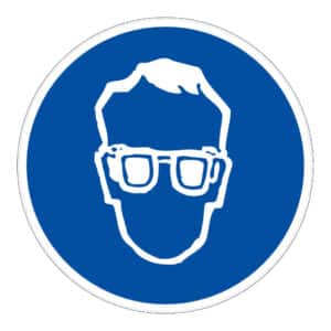 Panneau “Protection des yeux obligatoire”