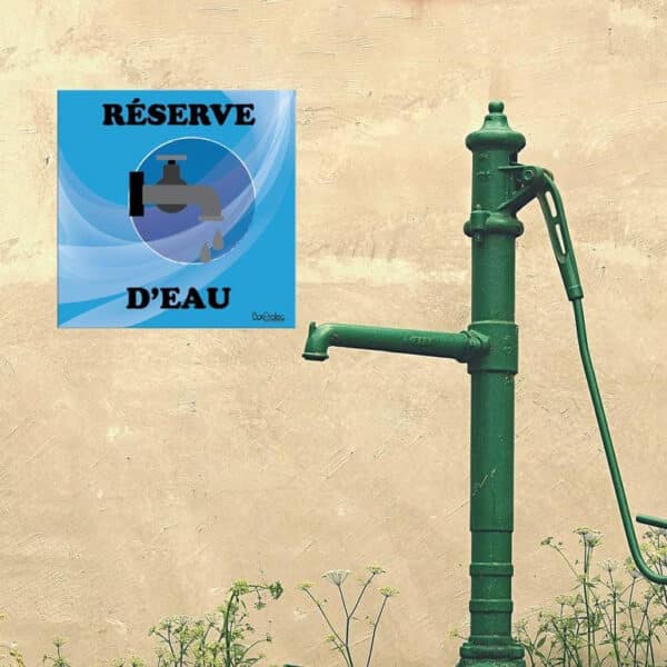 Panneau "Réserve d'eau"