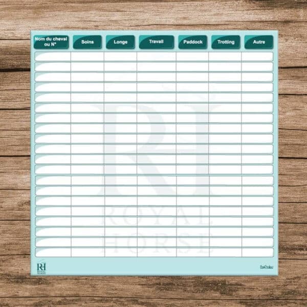 Planning 100% personnalisable Planning 100% personnalisable