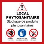 Panneau "Local phytosanitaire"