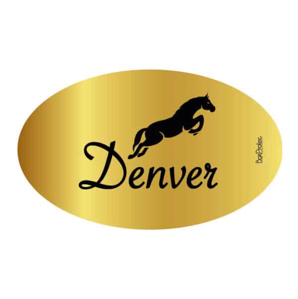 Plaque de box classique à personnaliser