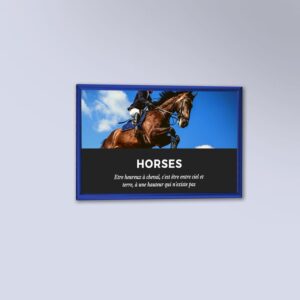 Cadre mural coloré - Bleu