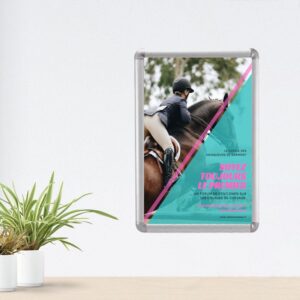 Cadre mural classique coins arrondis