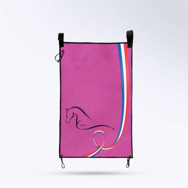 tenture de porte Boxprotec rose fabrication française