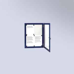 Vitrine d’affichage extérieur colorée