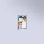 Vitrine d’intérieur plate