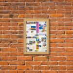 Vitrine d’affichage extérieur colorée - Marron