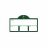 Plaque de ration demi-lune - Vert