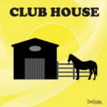 Panneau "Club House" - Jaune