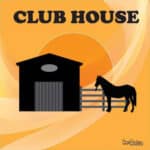 Panneau "Club House" - Orange