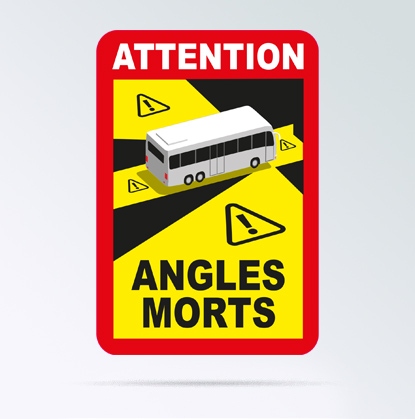 Panneau Angle Mort Autobus - Boxprotec