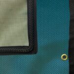 tenture-pro1-vert-carbone-cordon-oeillets