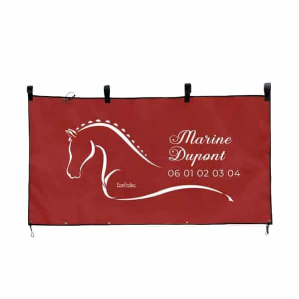 Tenture de box personnalisable