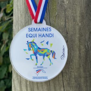 Médaille équitation sport équi handi