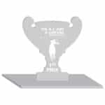 Trophée en plexiglass avec personnalisation en ligne