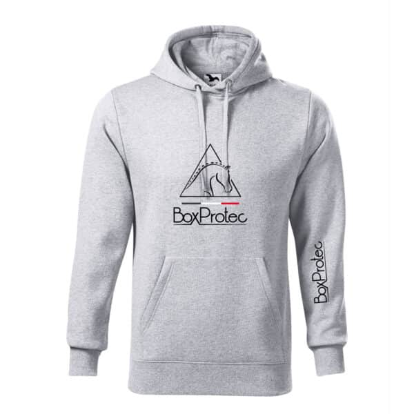 Sweat à capuche BoxProtec - Homme - Gris
