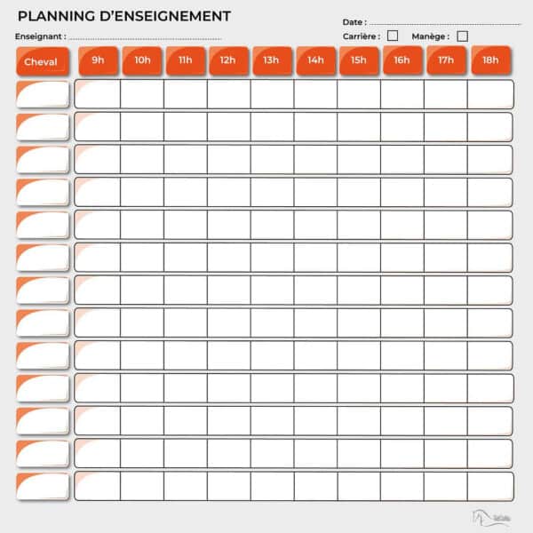 Planning d'enseignement journalier - Orange Planning d'enseignement journalier - Orange