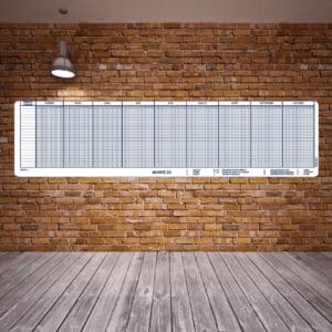 Planning d'insemination 400 x 100 cm