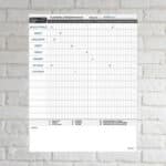 Planning d'insemination - Noir