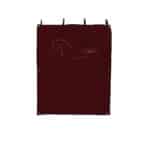 Tenture grand format standard - bordeaux