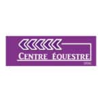 Flèche "Centre Équestre" - violet - gauche