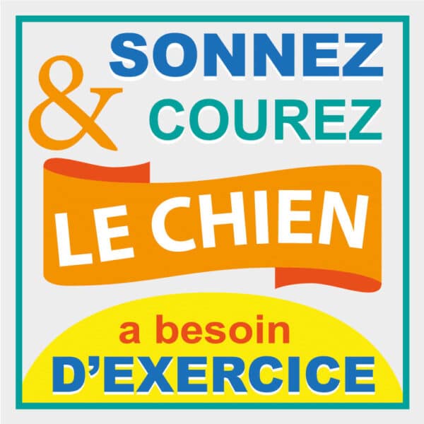 Panneau “Attention au chien” Panneau “Attention au chien”