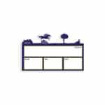 Plaque de ration - CCE - Bleu