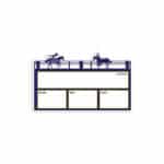 Plaque de ration - Voltige - Bleu