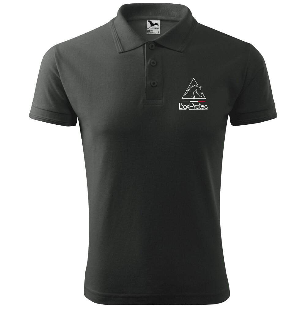 Polo BoxProtec - Homme - Gris Noir