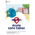 Panneau "École sans tabac"